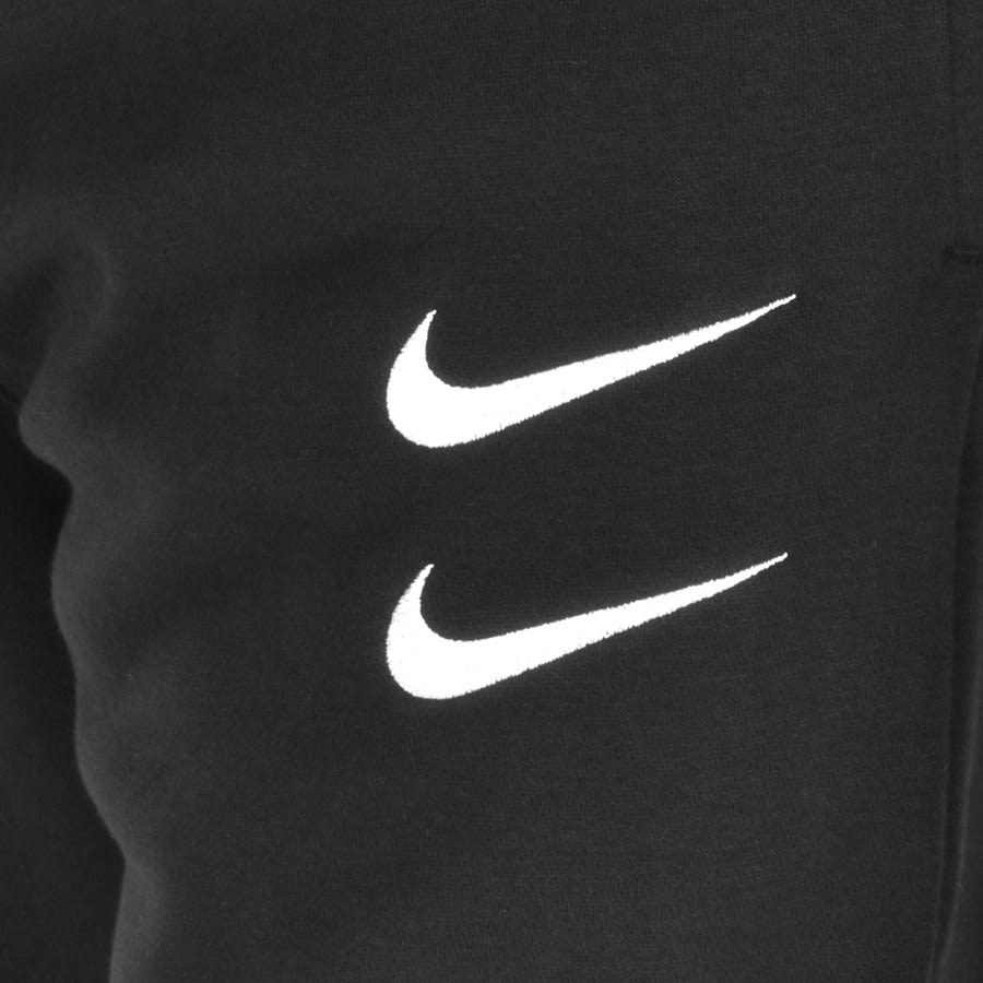 Alternative Image for ProductNike Swoosh Logo Jogging Bottoms Black3